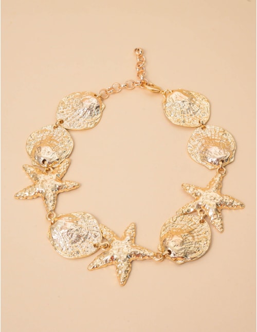 COLAR CHOKER MAR OURO - CO29325