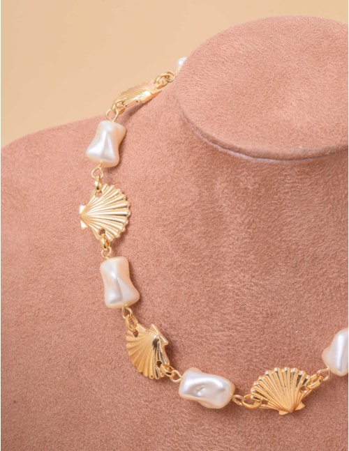 COLAR CHOKER OURO BRILHO SOLAR - CO29327VO01
