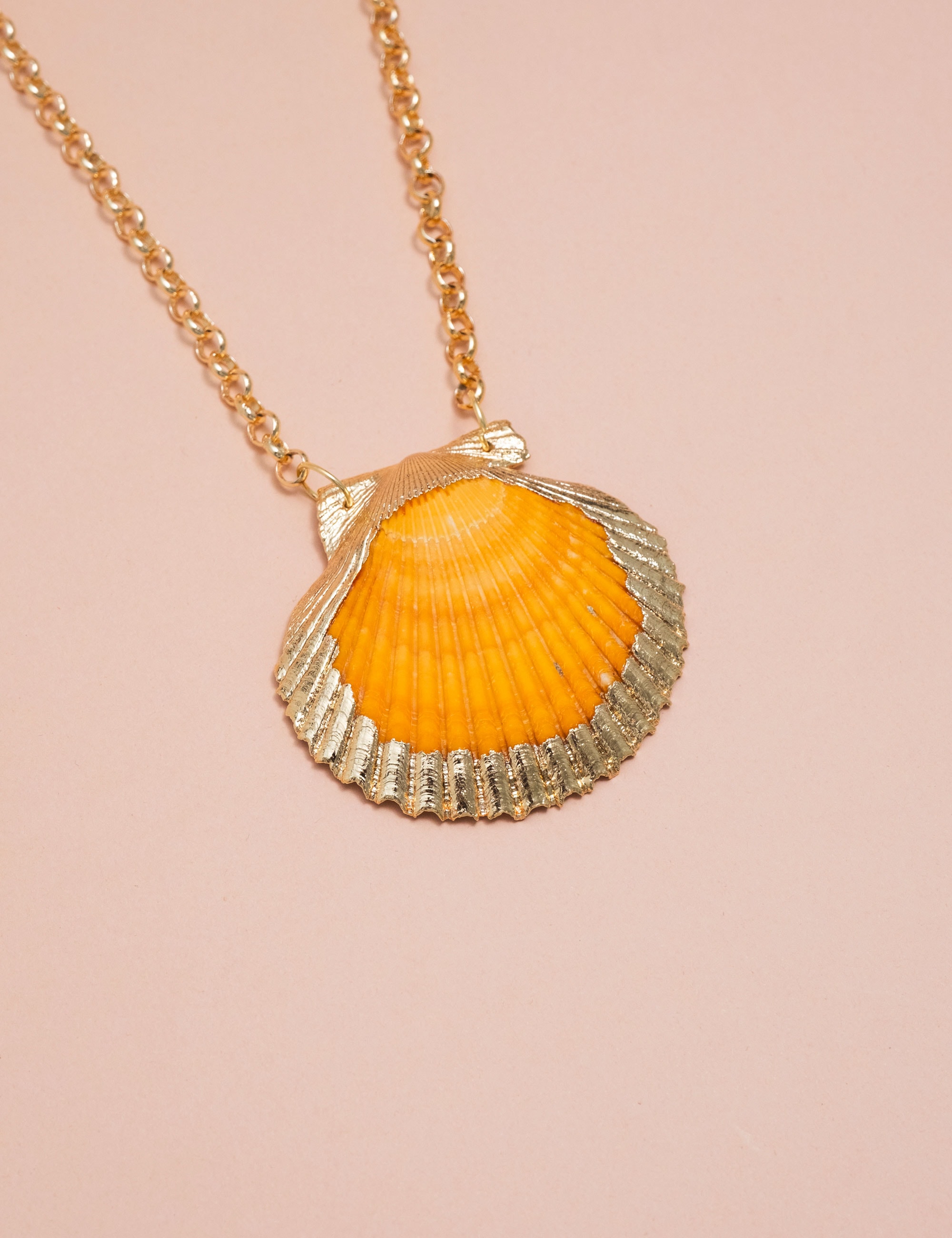 COLAR CONCHA DUO ORANGE