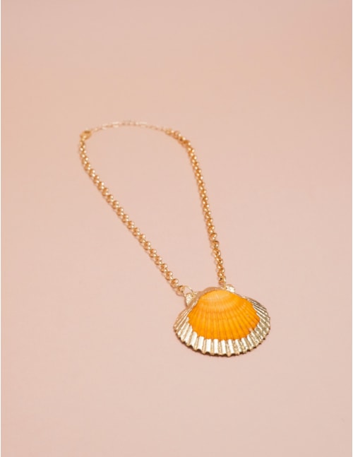 COLAR CONCHA DUO ORANGE
