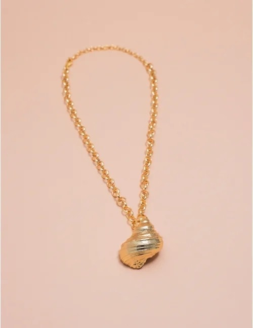 COLAR CONCHA NATURAL - CO3048VO02