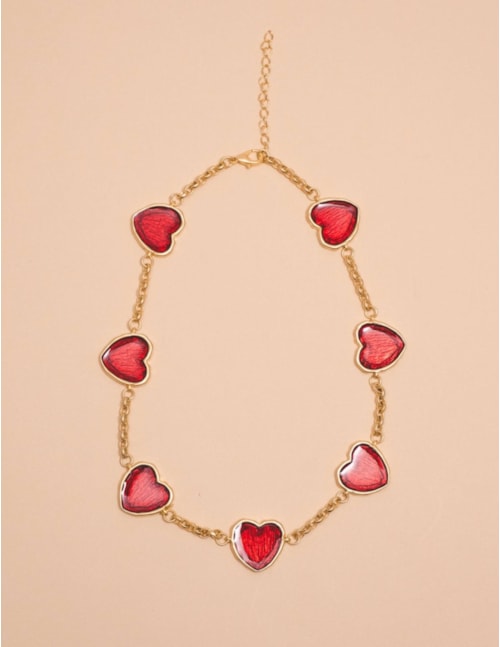 COLAR CORAÇÃO OURO - CO2918-CORACAO