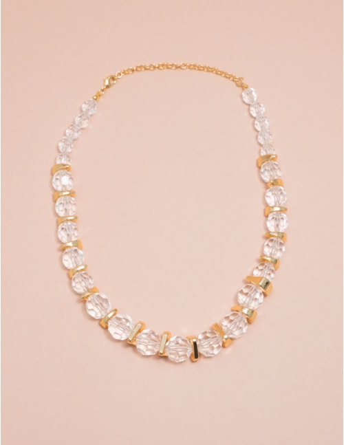 COLAR CRISTAL OURO - CO3019VO01