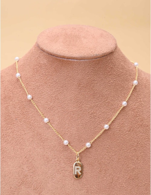 COLAR DE PÉROLA LETRAS - CO29406VO01