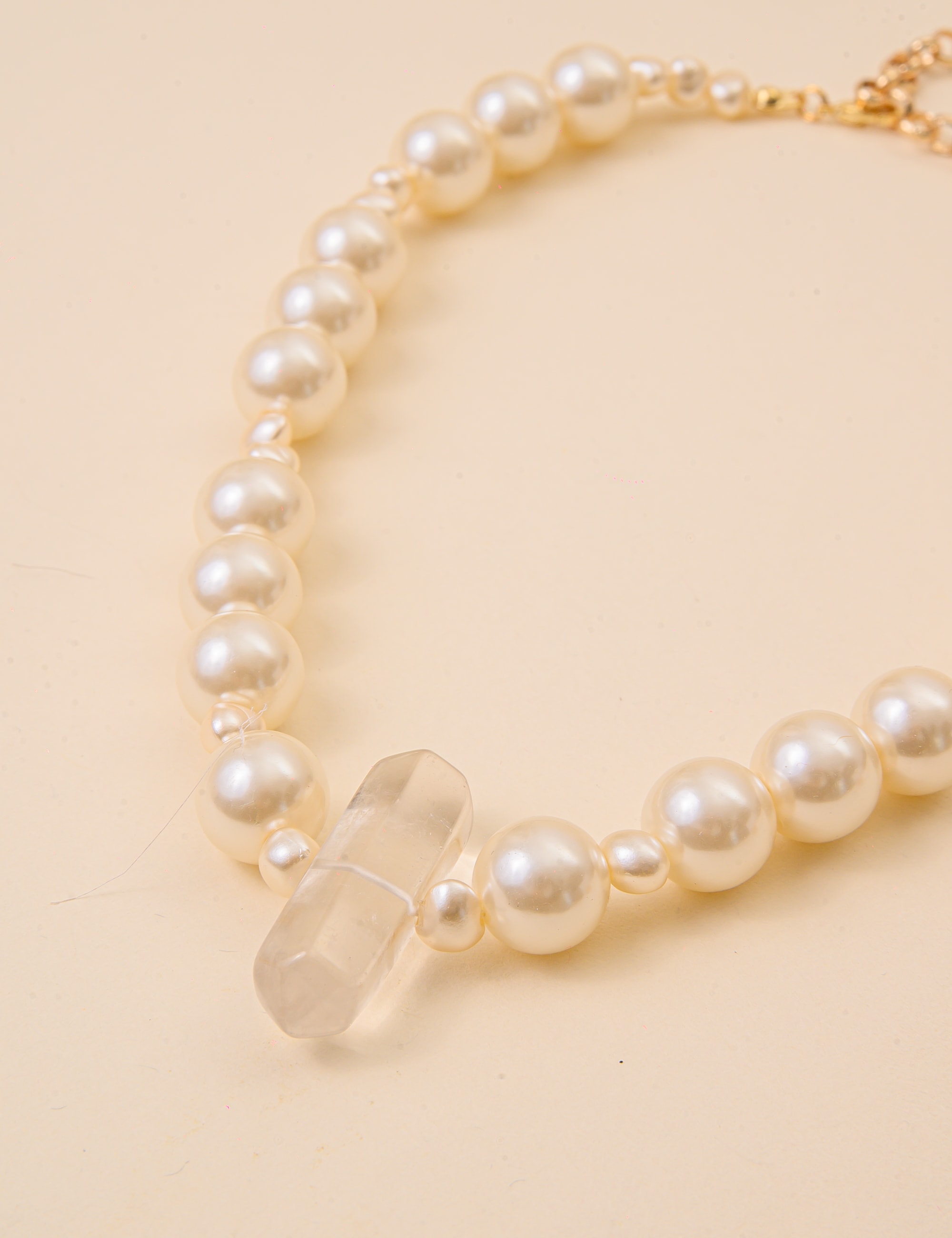 COLAR DE PEROLA QUARTZO CRISTAL - CO29266VO01