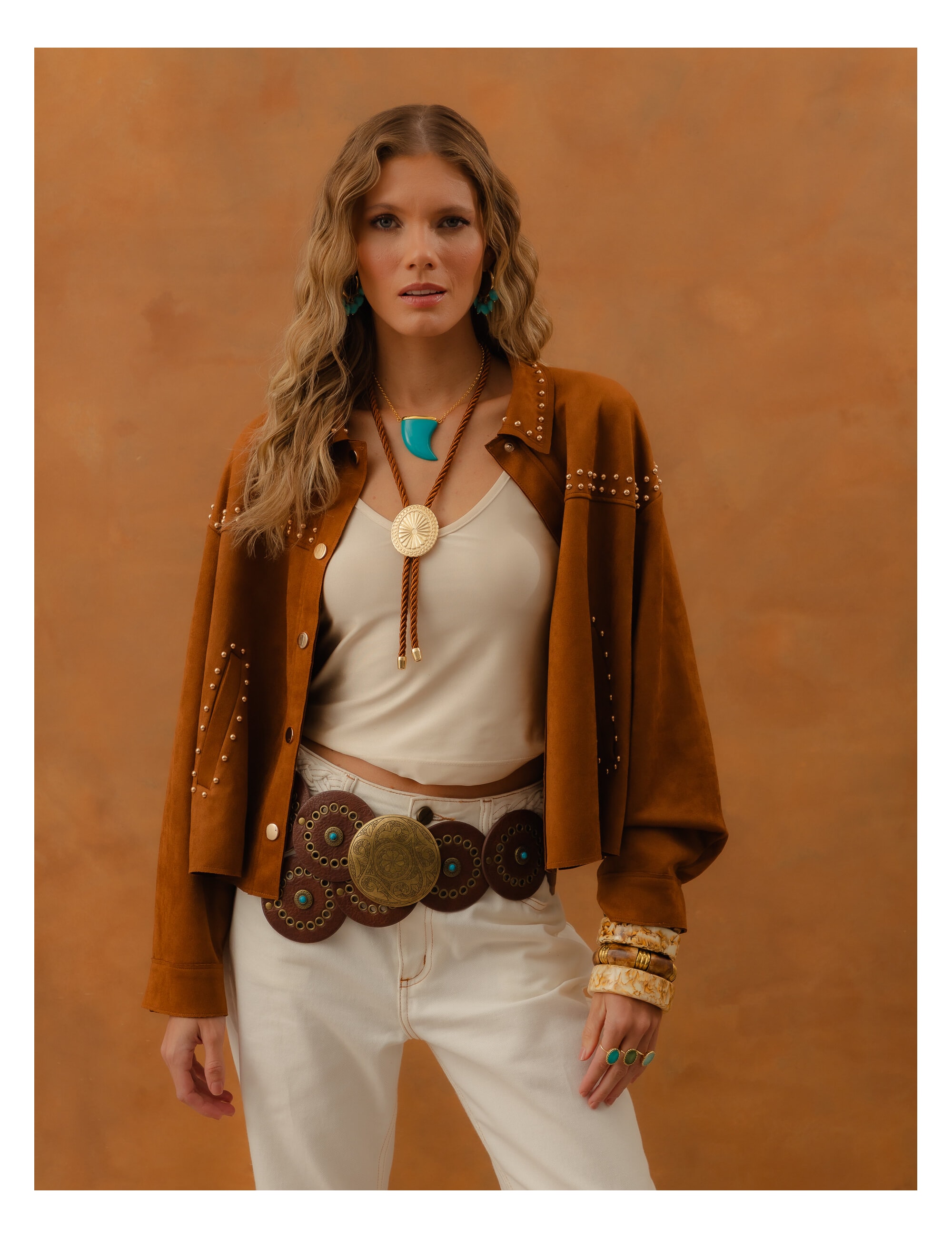 COLAR DENTE TURQUESA - CO29135V003