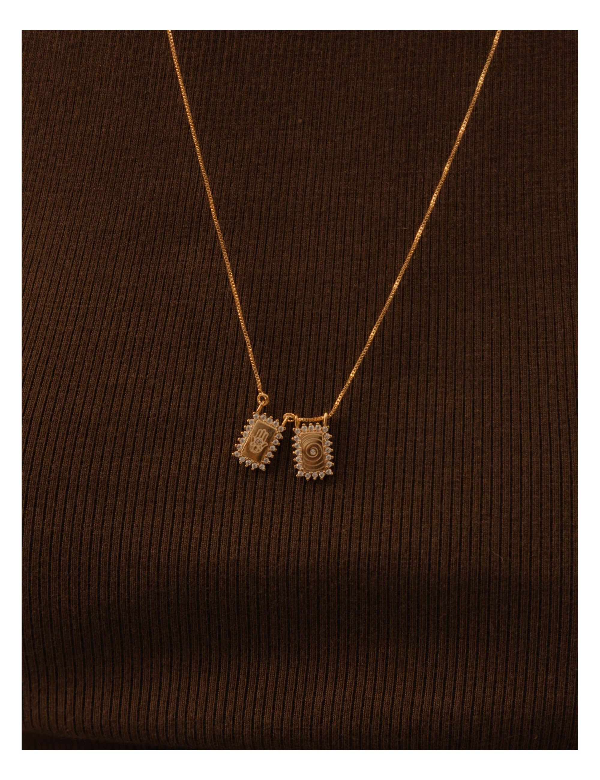 COLAR ESCAPULARIO OURO - CO29158V002