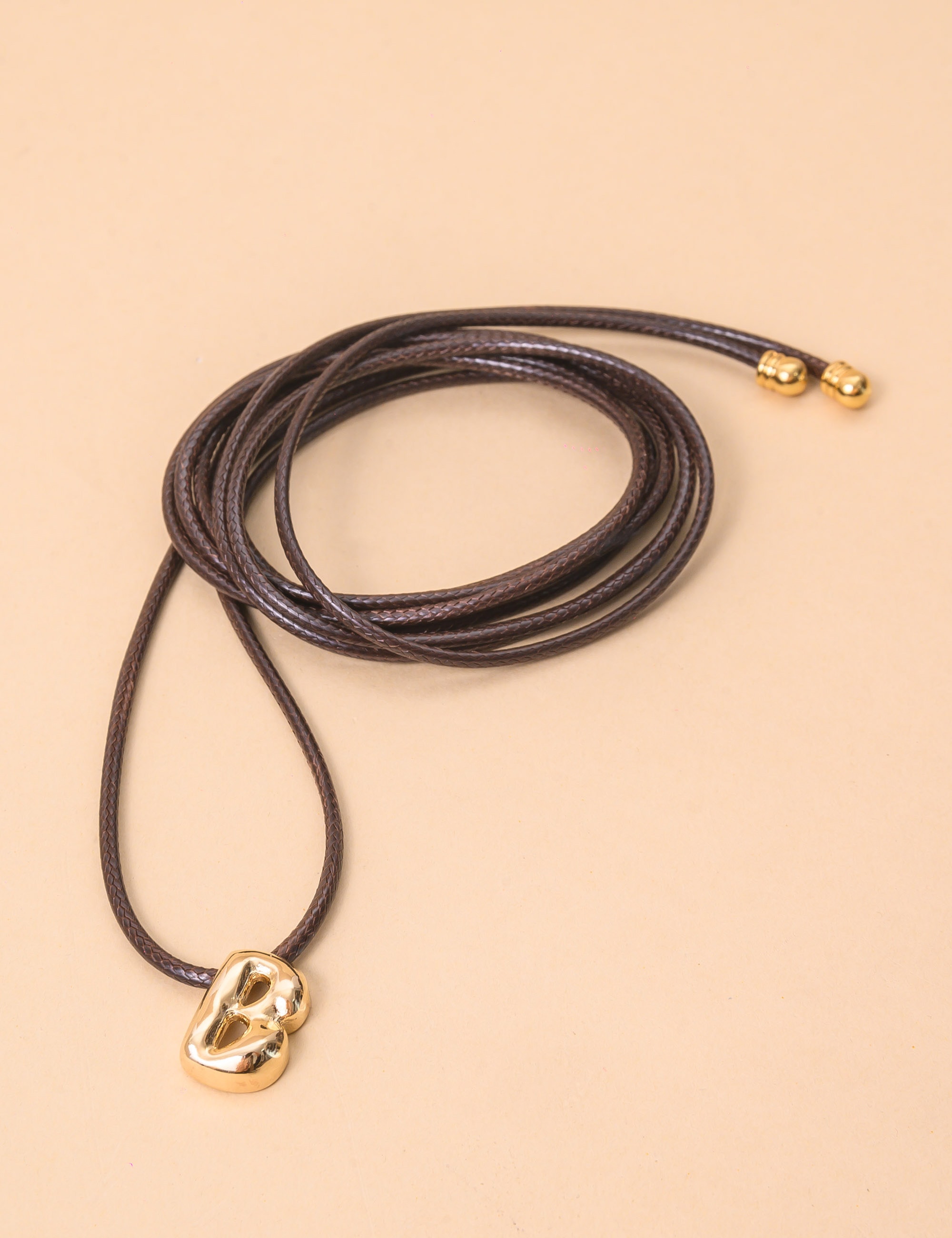 COLAR FIO PINGENTE B MARROM CLARO - CO29208VO08