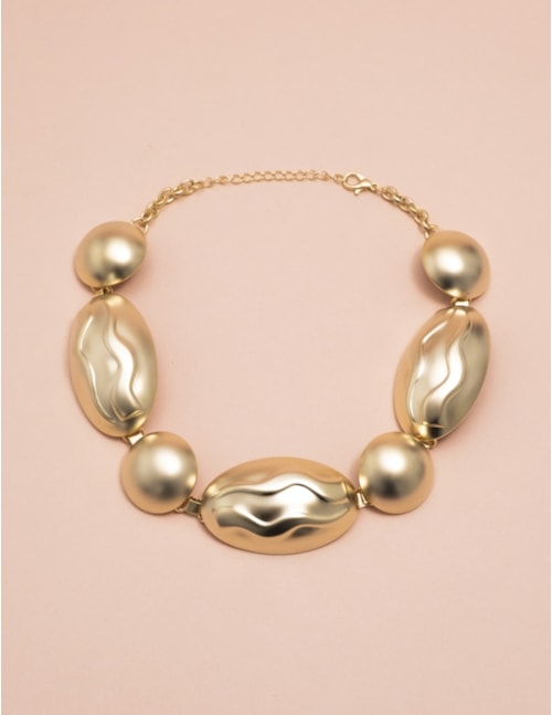 COLAR OURO FOSCO - CO29005VO03