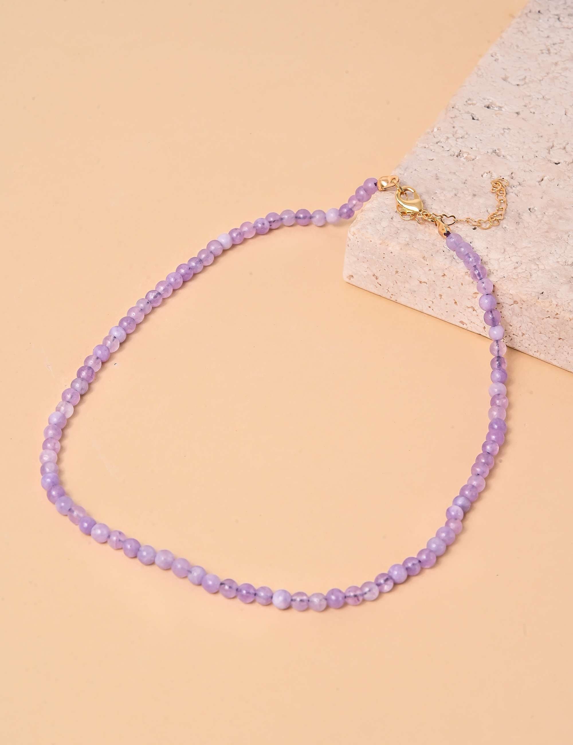 COLAR PEDRA JADE LILÁS - CO1154VO01