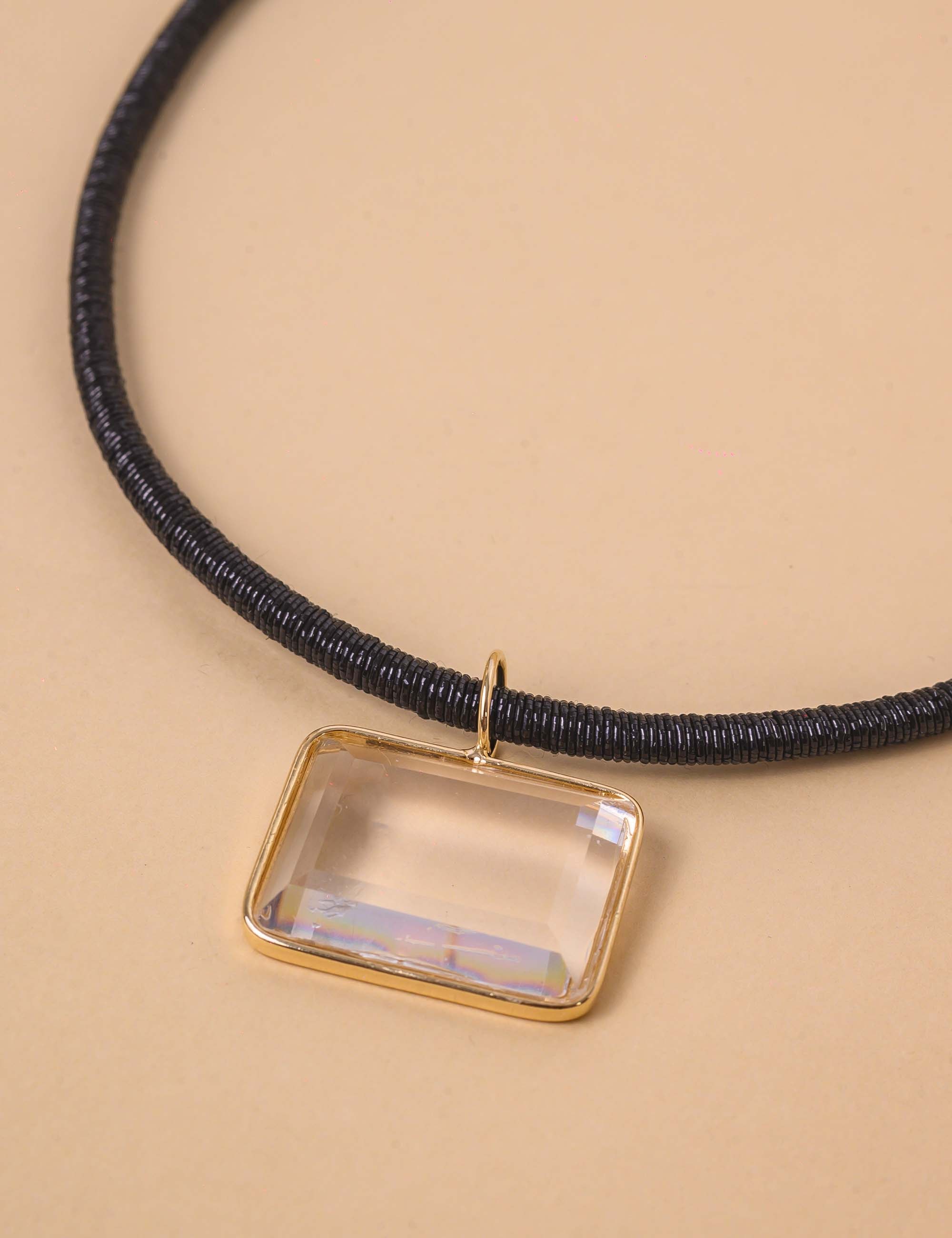 COLAR PINGENTE CRISTAL - CO29313VO01