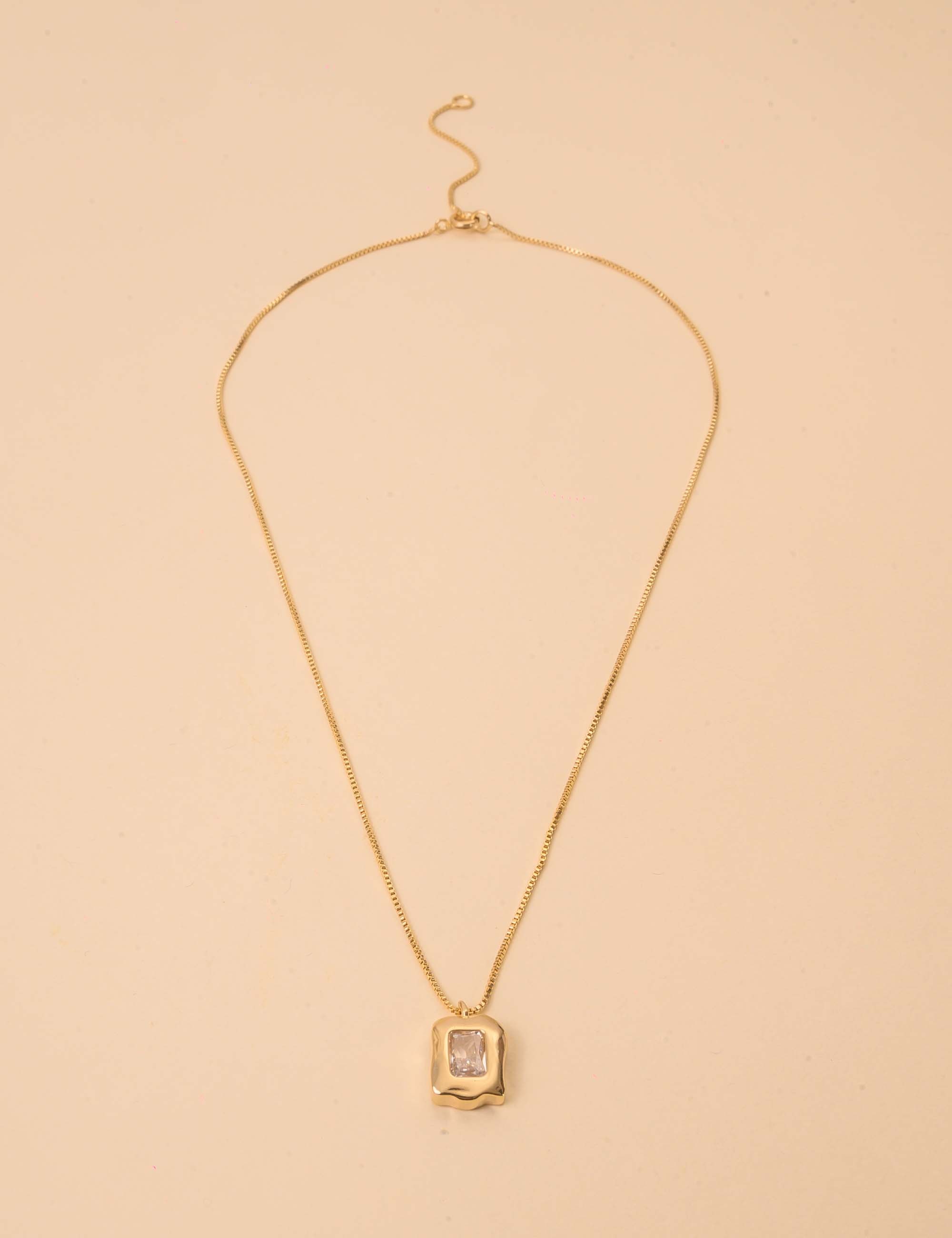 COLAR PINGENTE ORGANICO CRISTAL - CO29248VO01