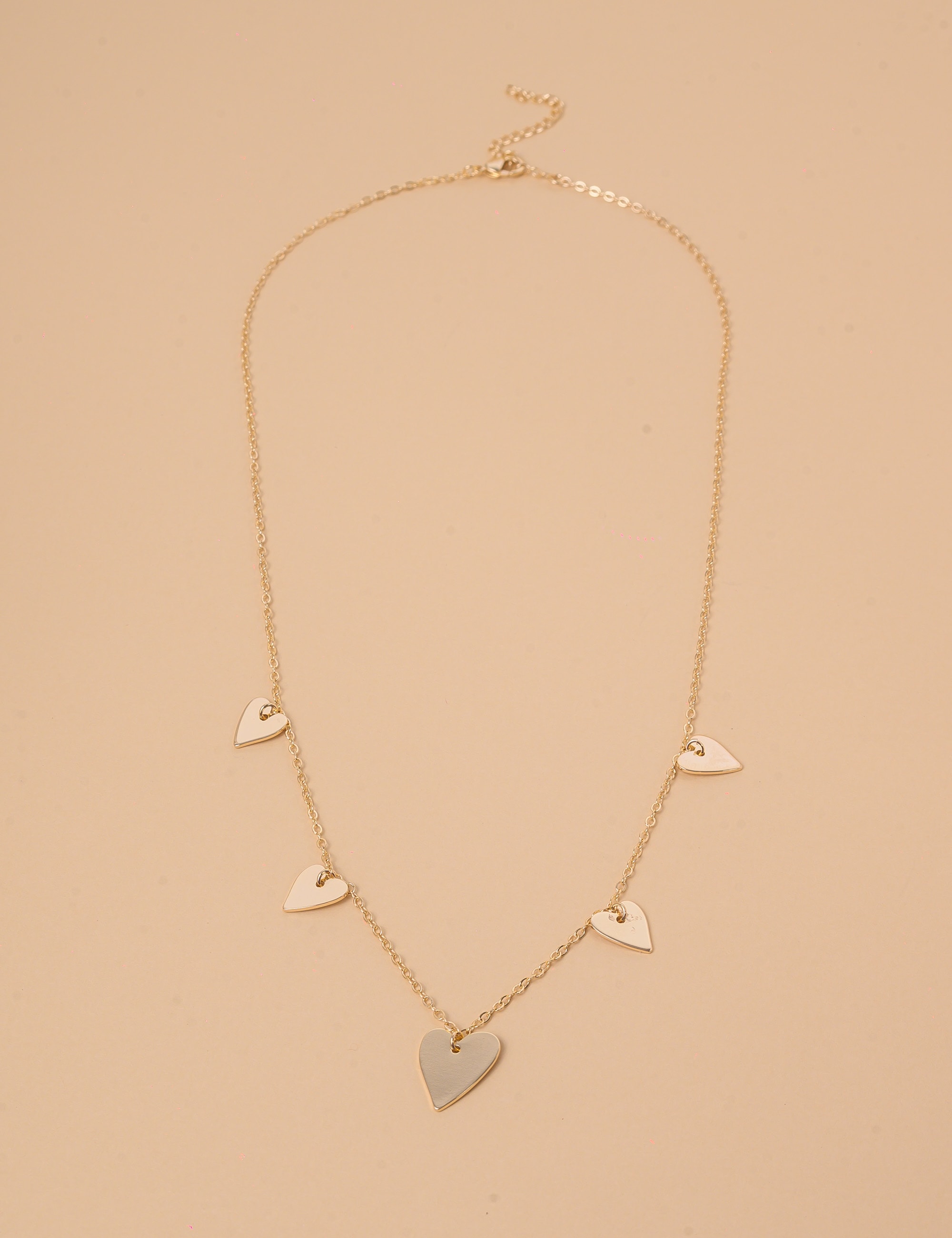 COLAR PINGENTES CORAÇAO - CO29297VO01