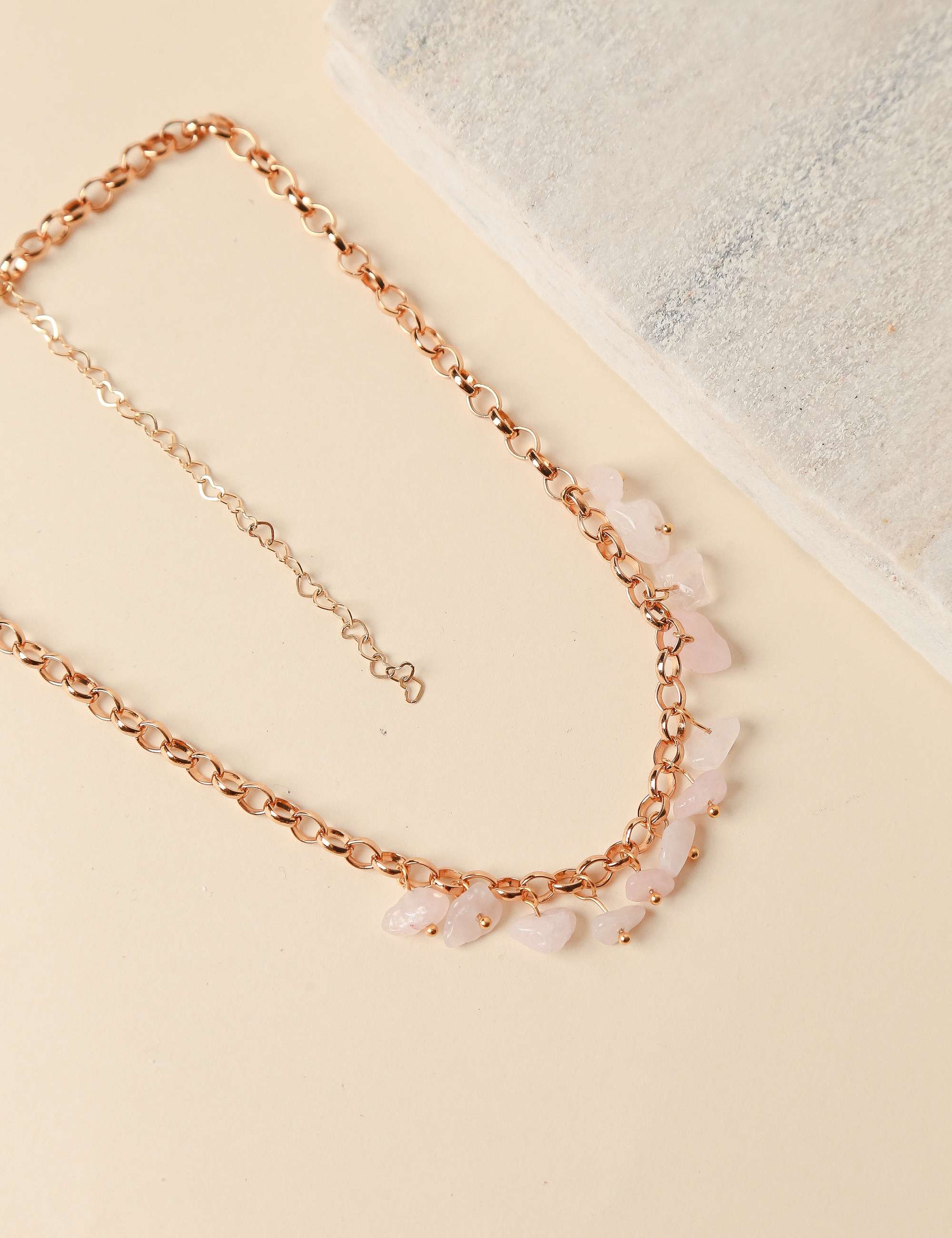 Colar Serenar Quartzo Rosa