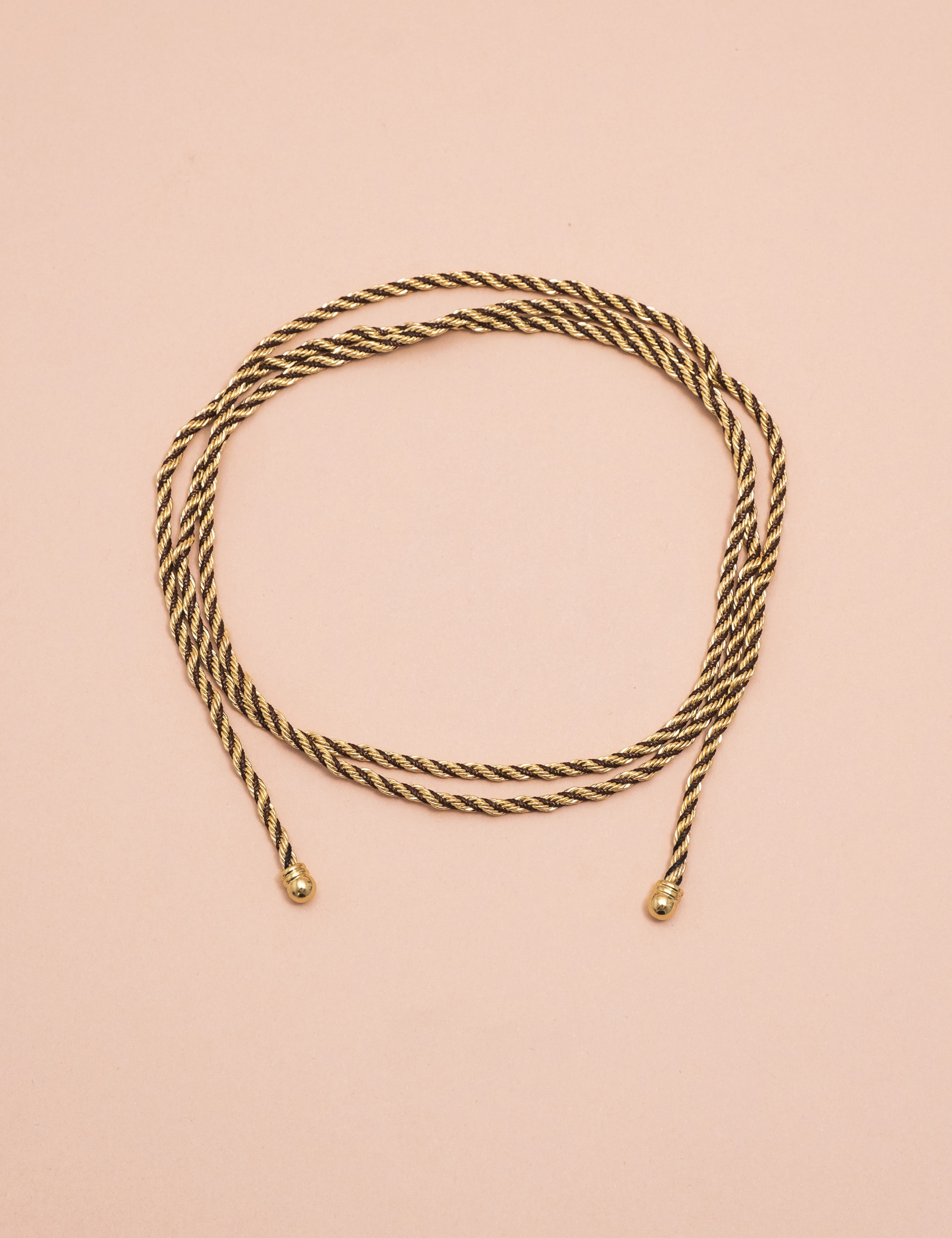 CORDÃO MARROQUINO MARROM ESCURO - CO0122VO11