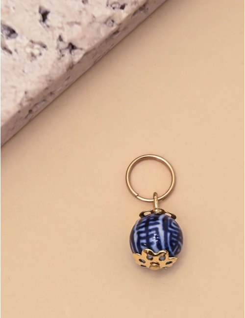 Pingente Esfera Peixe Azul