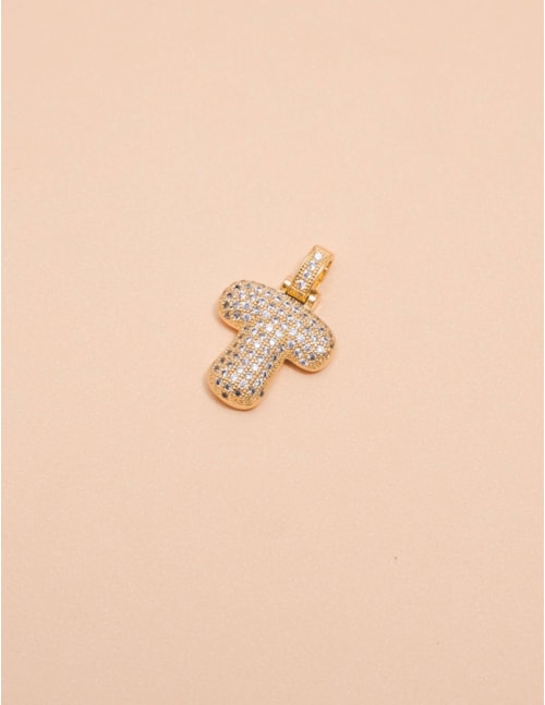 Pingente Letra T Gold