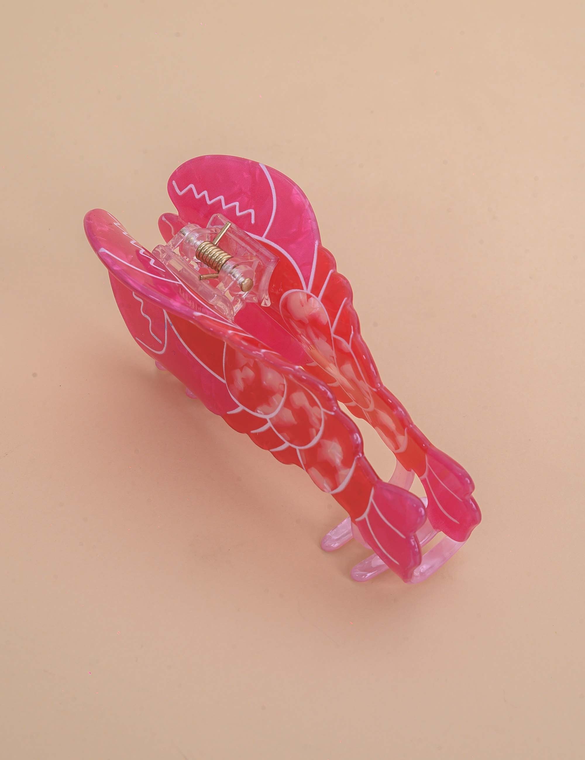 PRESILHA DE RESINA LAGOSTA ROSA - PR29013VO06