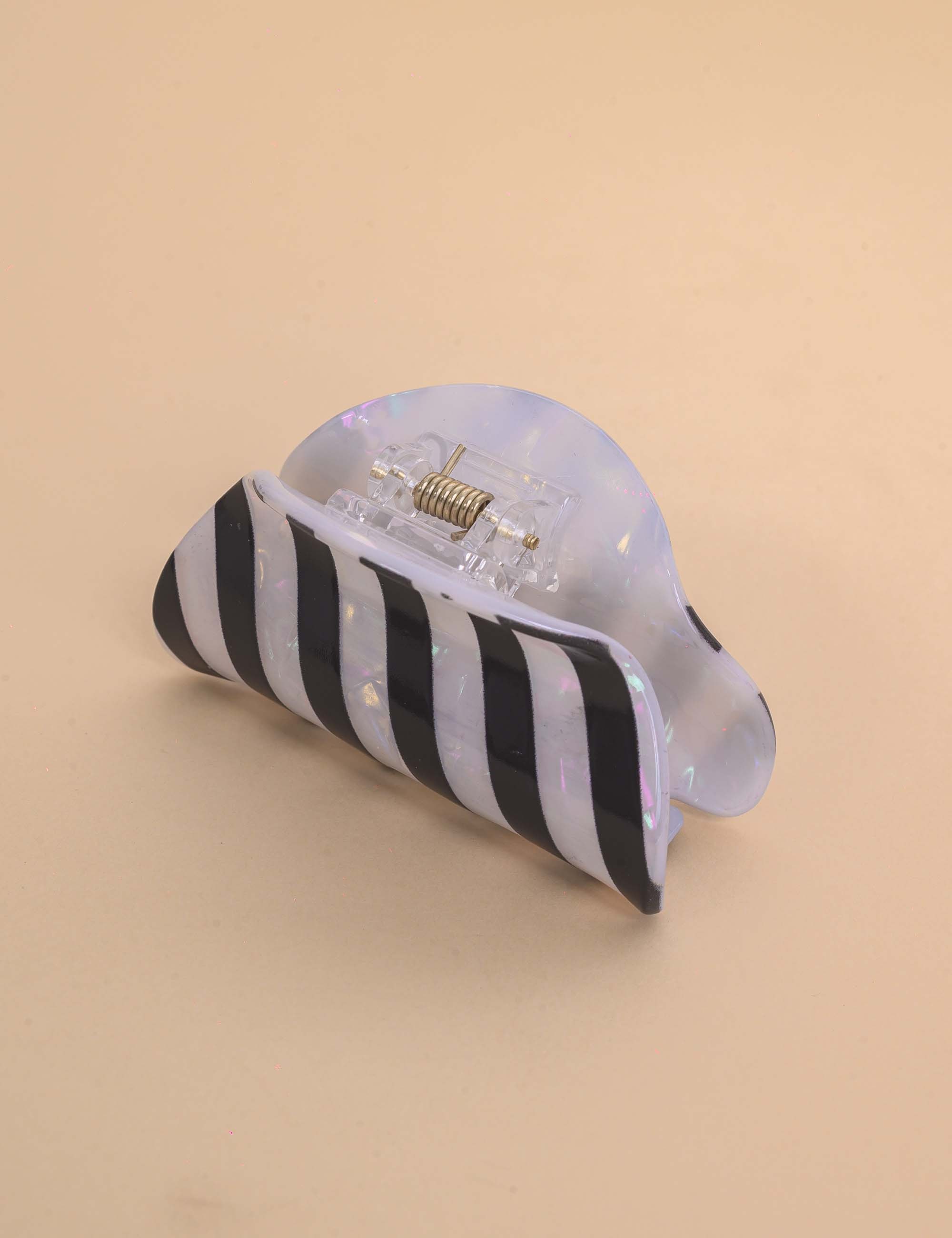 PRESILHA DE RESINA LISTRAS PRETA - PR29012VO04