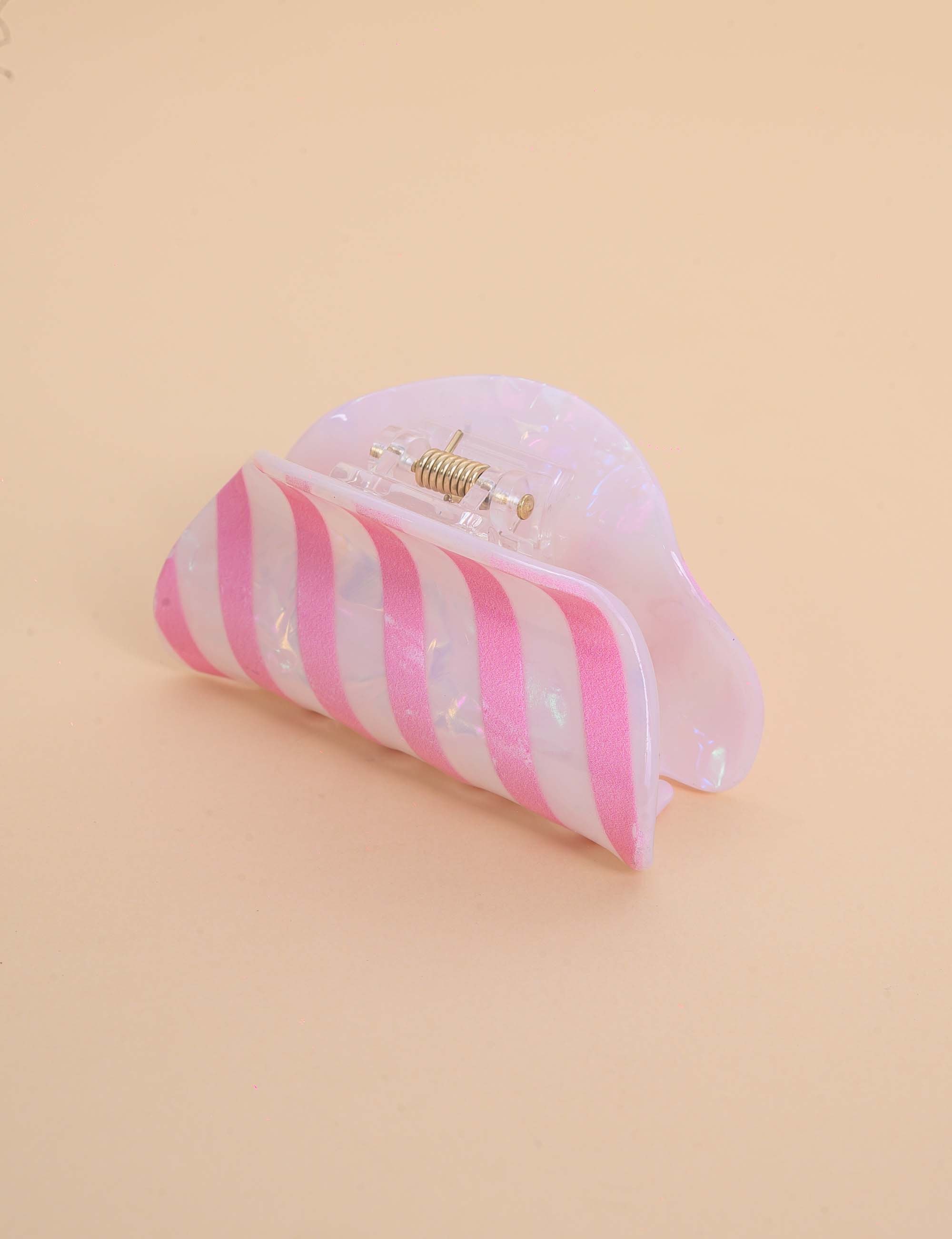 PRESILHA DE RESINA LISTRAS ROSA - PR29012VO06