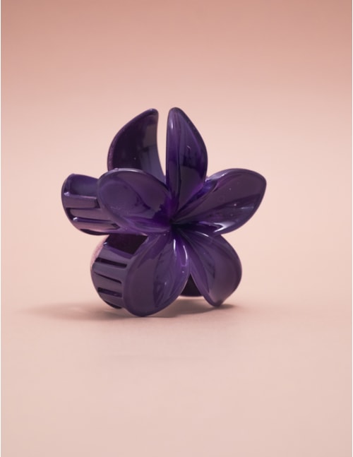 PRESILHA FLOR ROXA M - PR29006VO06