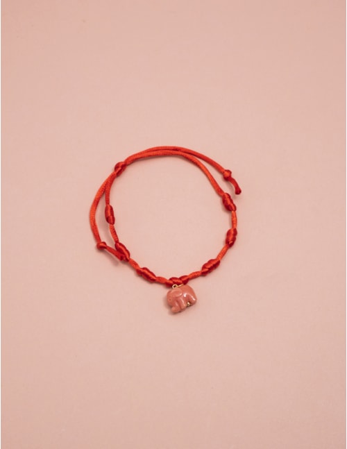 PULSEIRA 7 NÓS ELEFANTE ROSA - PU29023VO11