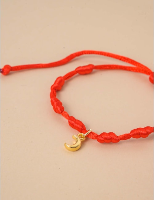 PULSEIRA 7 NÓS PINGENTE LUA - PU29023VO14