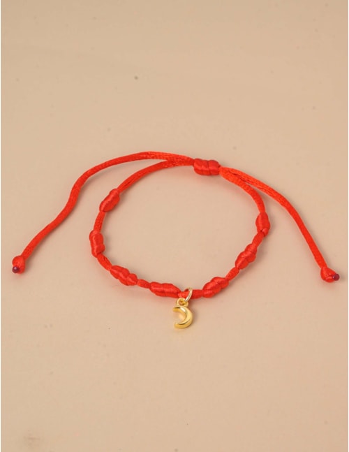 PULSEIRA 7 NÓS PINGENTE LUA - PU29023VO14