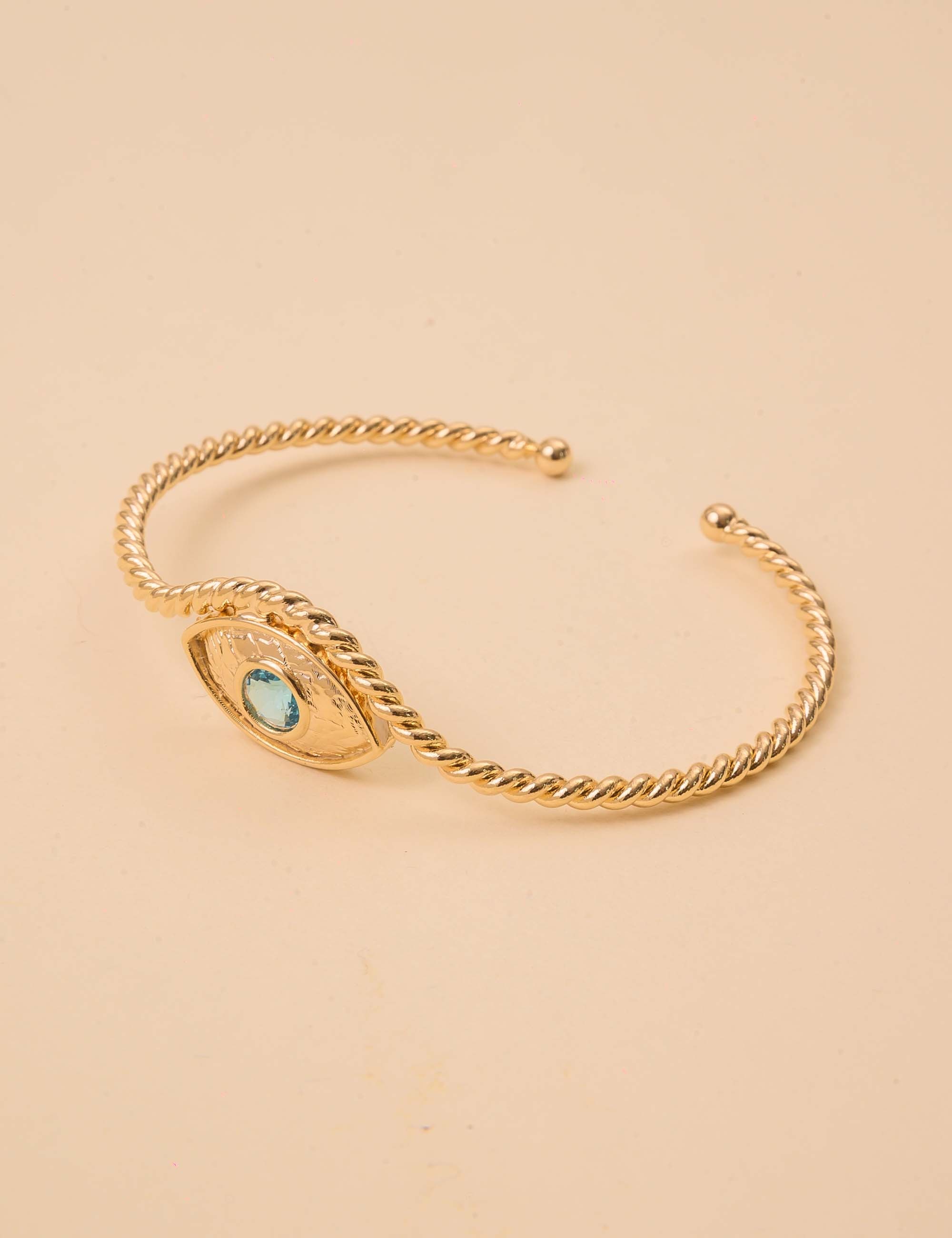 PULSEIRA   AJUSTAVEL COM METAL RETORCIDO AZUL - PU29059VO01