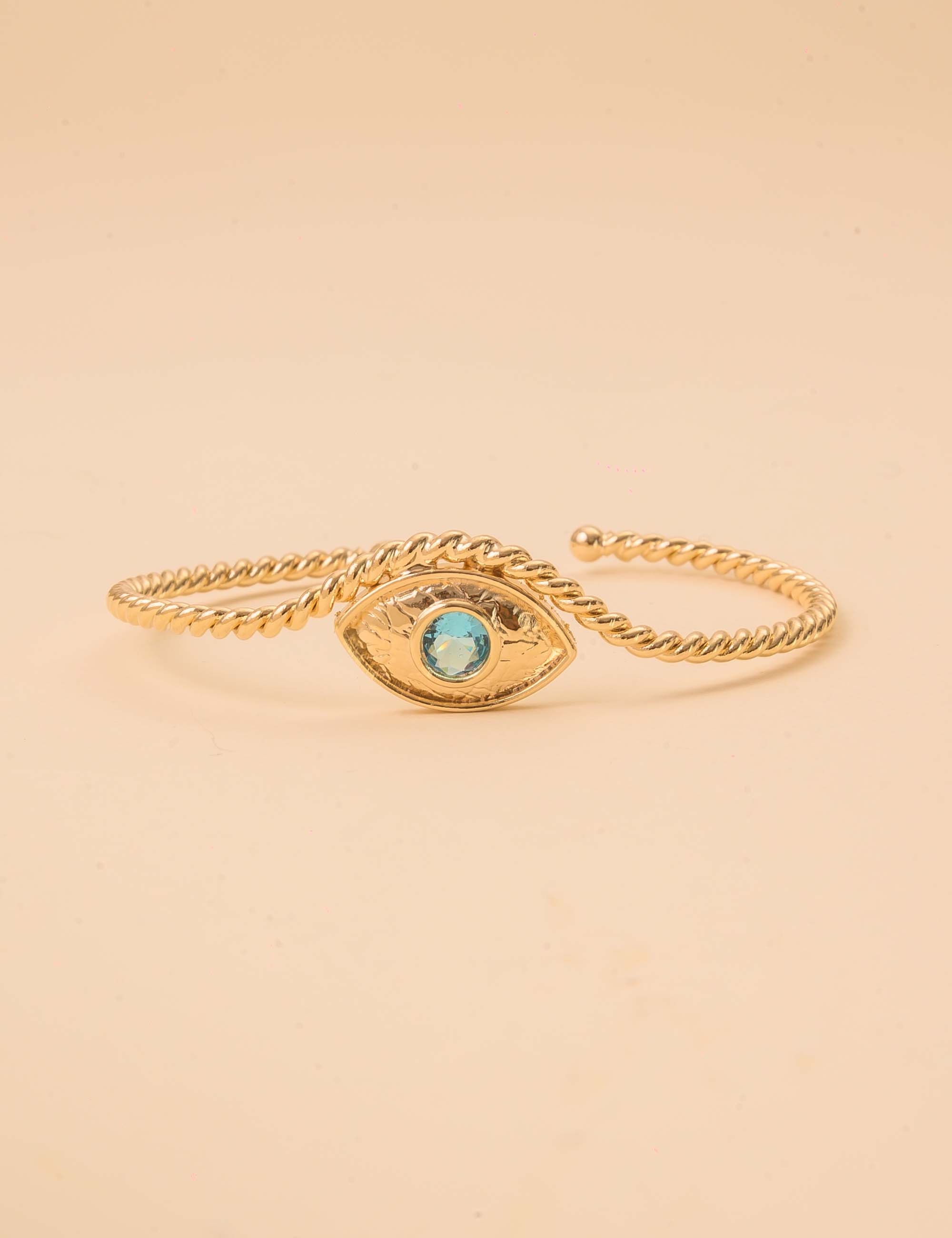 PULSEIRA   AJUSTAVEL COM METAL RETORCIDO AZUL - PU29059VO01