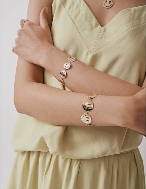 PULSEIRA  DE  SMILES  METAL OURO  M - PU29062VO02