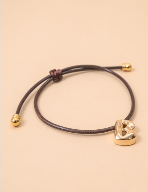 PULSEIRA FIO PINGENTE B MARROM - PU29045VO01