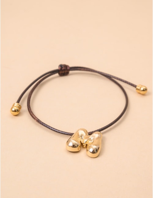 PULSEIRA FIO PINGENTE M MARROM - PU29045VO03