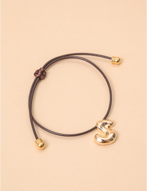 PULSEIRA FIO PINGENTE S  MARROM - PU29045VO08