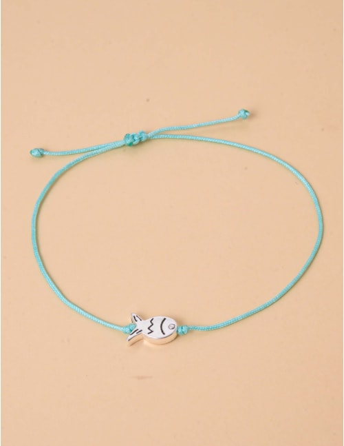 PULSEIRA FIO VERDE AGUA PEIXE - PU29063VO13