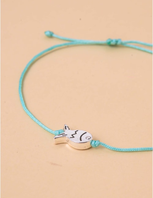 PULSEIRA FIO VERDE AGUA PEIXE - PU29063VO13