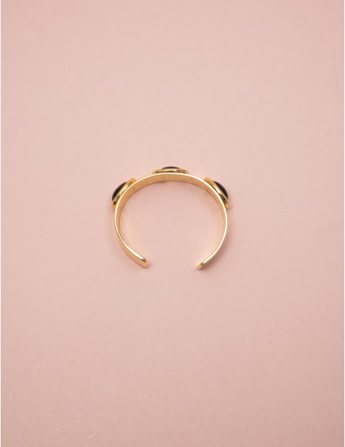 PULSEIRA GOLD RESINA TARTARUGA - PU29014VO02