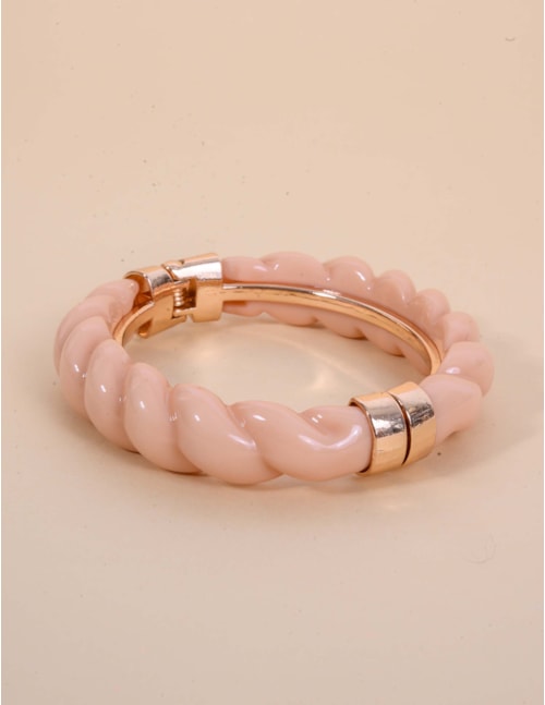 PULSEIRA OURO RESINA NUDE - PU29071VO26