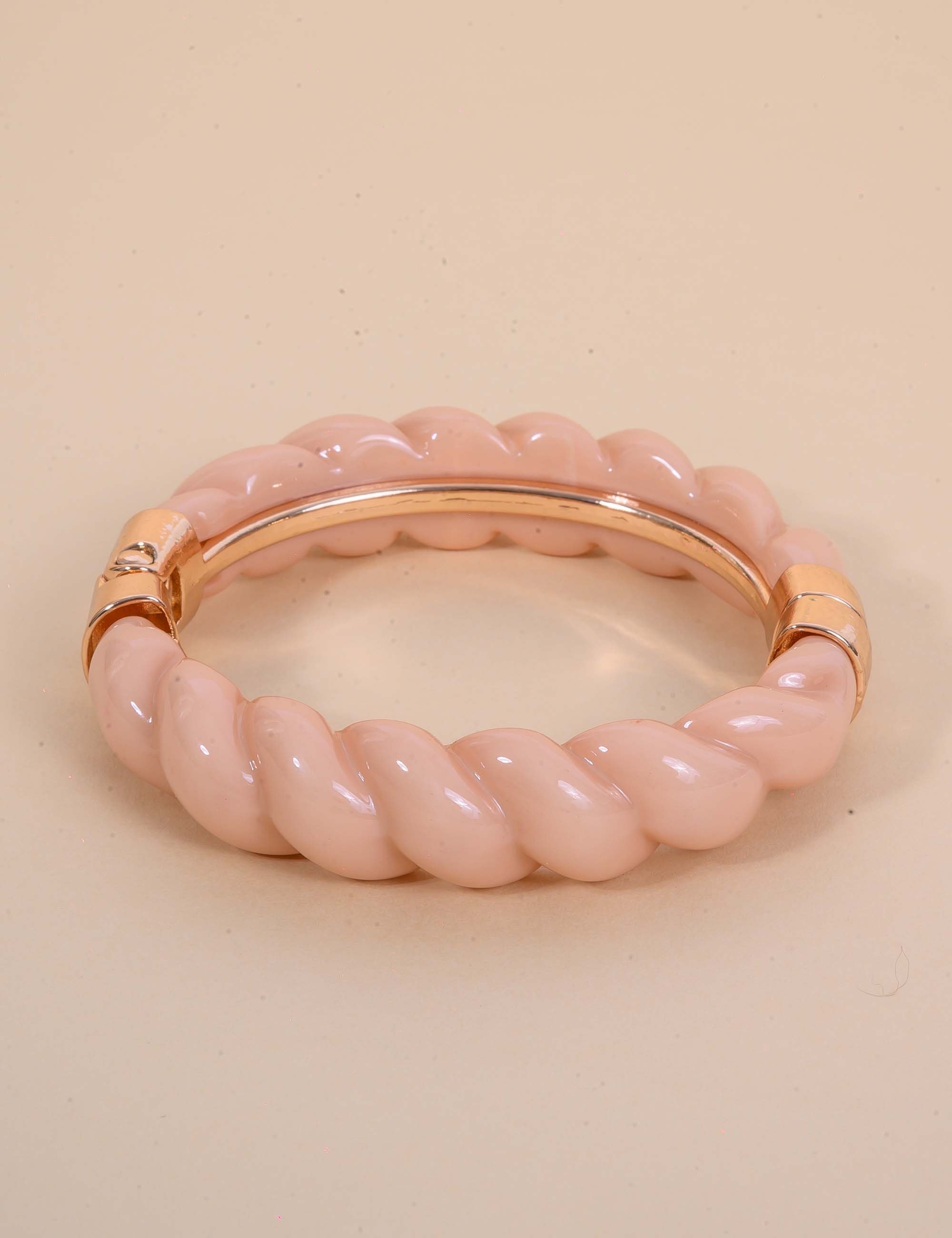 PULSEIRA OURO RESINA NUDE - PU29071VO26