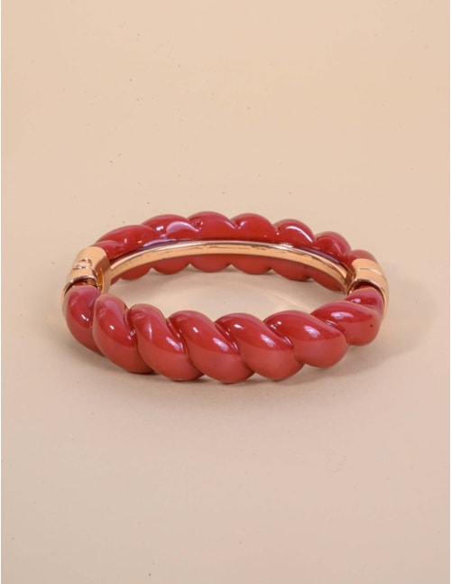 PULSEIRA OURO RESINA VINHO - PU29071VO12