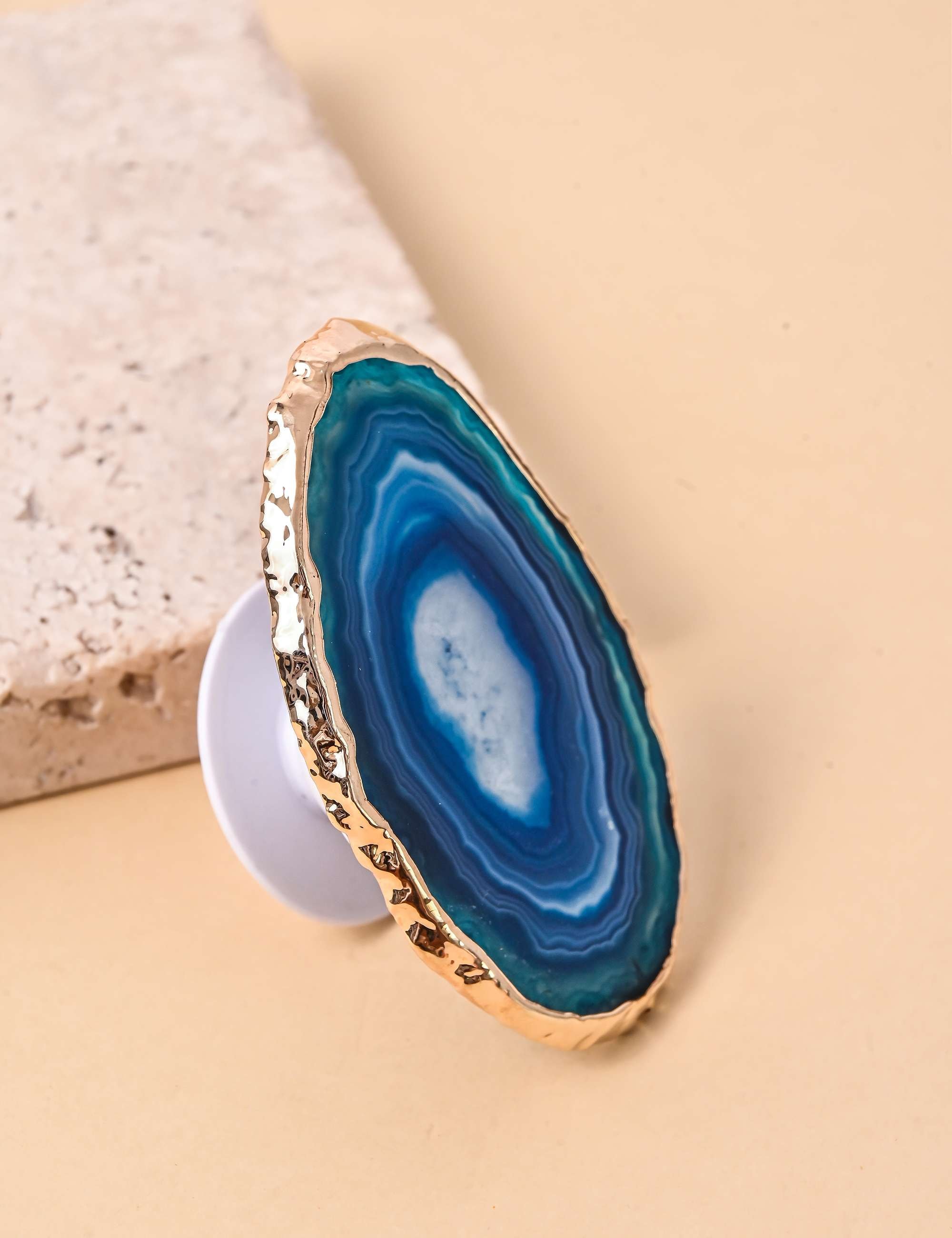 SUPORTE PEDRA AGATA AZUL - PS7000VO05