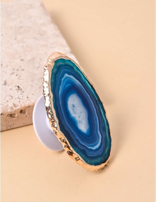 SUPORTE PEDRA AGATA AZUL - PS7000VO05